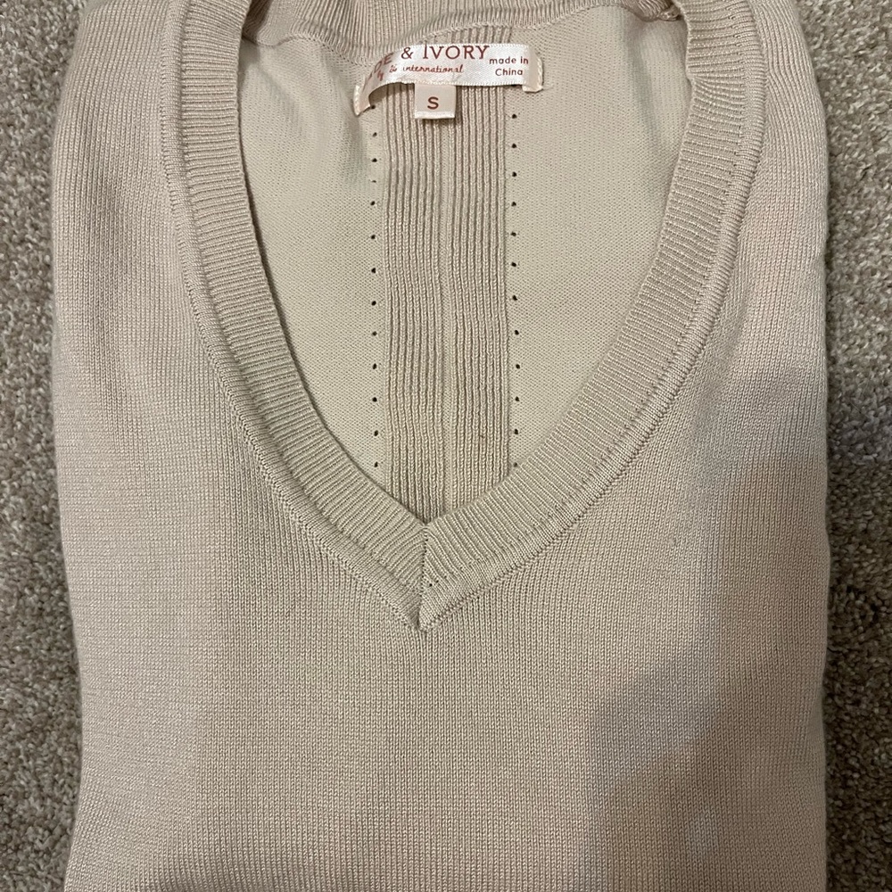 Tan sweater